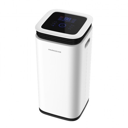 16L Hidden Screen LED ホーム除湿器 2.2L タンクタワー 360° 風出口 スマート湿度タッチコントロール